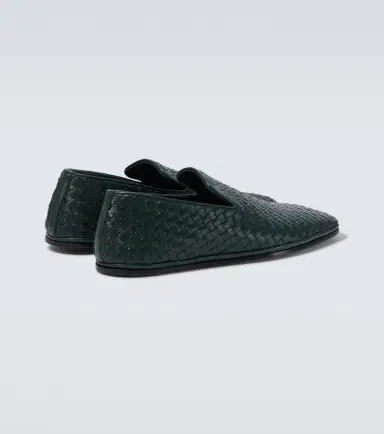 Bottega Veneta Palazzo Intrecciato leather loafers | Thumbnail 5