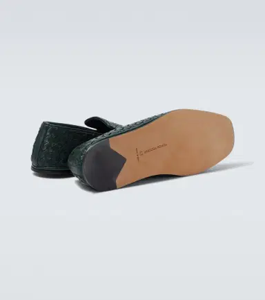 Bottega Veneta Palazzo Intrecciato leather loafers | Thumbnail 6