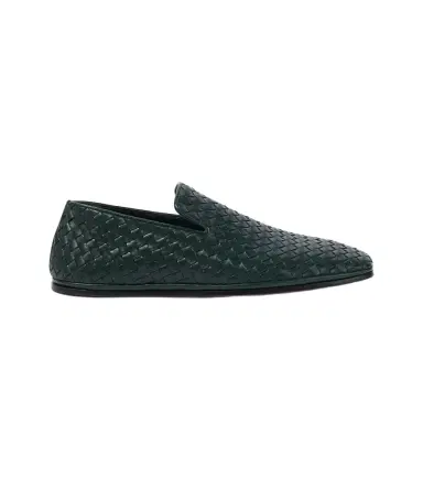 Bottega Veneta Palazzo Intrecciato leather loafers | Thumbnail 1