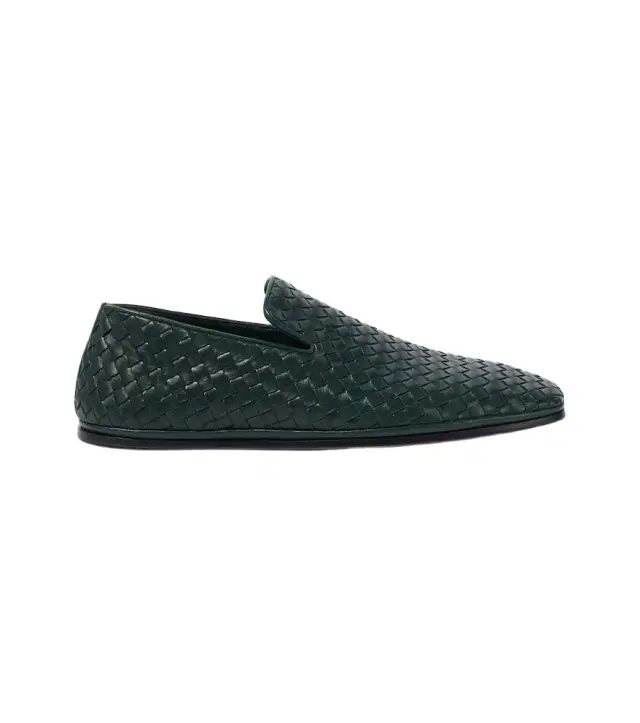 Bottega Veneta Palazzo Intrecciato leather loafers