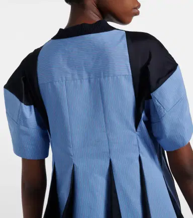 Sacai Paneled cotton-blend minidress | Thumbnail 6 Sacai Paneled cotton-blend minidress | Thumbnail 6