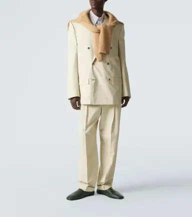 Bottega Veneta Wool and cotton gabardine suit pants | Thumbnail 2