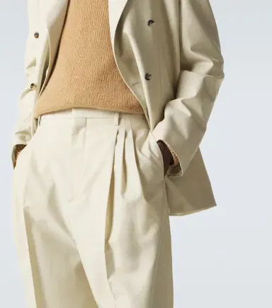 Bottega Veneta Wool and cotton gabardine suit pants | Thumbnail 4