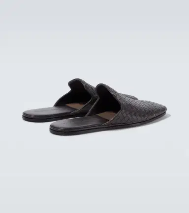 Bottega Veneta Palazzo Intrecciato leather mules | Thumbnail 6
