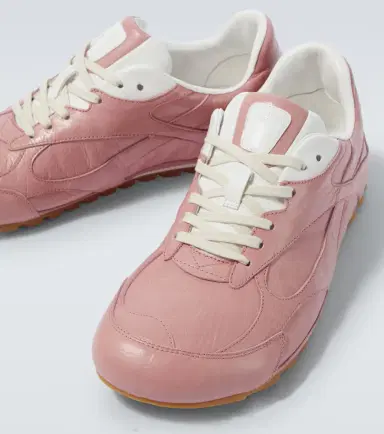 Bottega Veneta Orbit Flash leather sneakers | Thumbnail 2