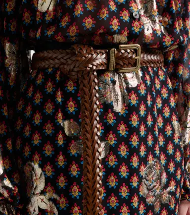 Etro Braided leather belt | Thumbnail 3