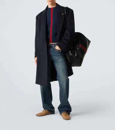 Gucci Web Trademark Medium leather duffel bag | Thumbnail 5 Gucci Web Trademark Medium leather duffel bag | Thumbnail 5