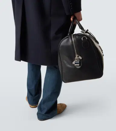 Gucci Web Trademark Medium leather duffel bag | Thumbnail 6 Gucci Web Trademark Medium leather duffel bag | Thumbnail 6