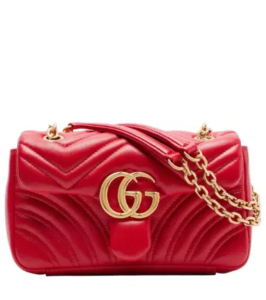 Gucci GG Marmont Small leather shoulder bag | Thumbnail 1