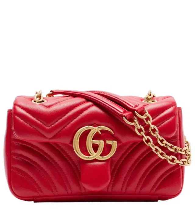 GG Marmont Small leather shoulder bag