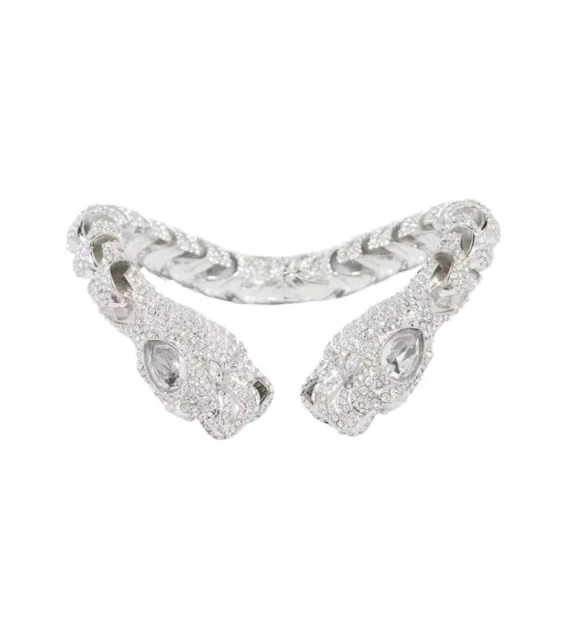 Dionysus crystal-embellished cuff bracelet