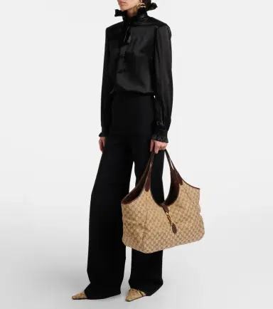 Gucci Mercato Large GG canvas tote bag | Thumbnail 7 Gucci Mercato Large GG canvas tote bag | Thumbnail 7