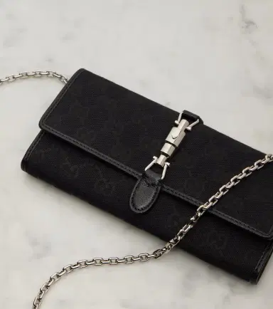 Gucci Jackie GG Canvas clutch | Thumbnail 4 Gucci Jackie GG Canvas clutch | Thumbnail 4