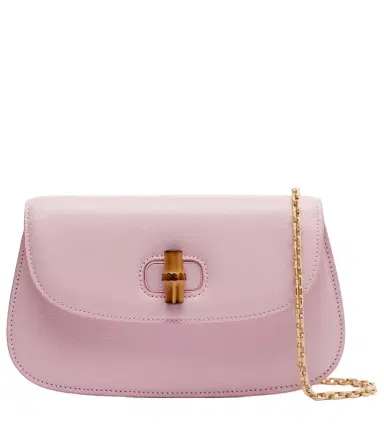 Gucci Bamboo leather clutch | Thumbnail 1 Gucci Bamboo leather clutch | Thumbnail 1