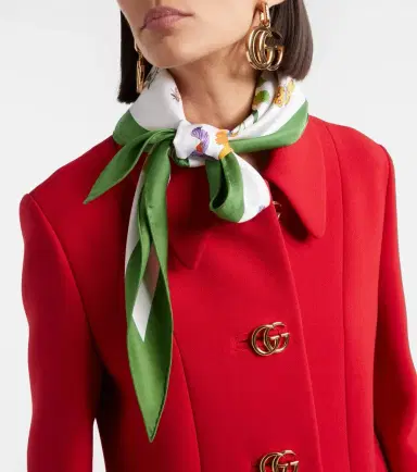 Gucci Flora silk twill scarf | Thumbnail 5