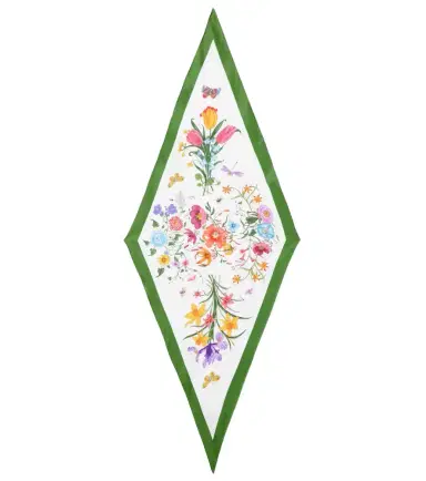 Gucci Flora silk twill scarf | Thumbnail 1