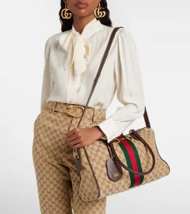 Gucci Borsetto GG Canvas Large duffel bag | Thumbnail 5