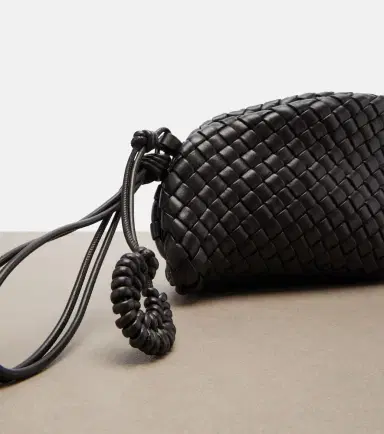 Bottega Veneta Onda Small Intreccio leather clutch | Thumbnail 4
