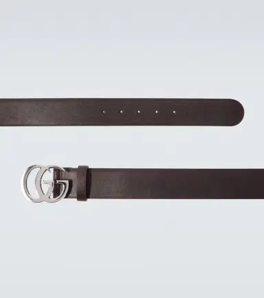 Gucci Flat Marmont leather belt | Thumbnail 2 Gucci Flat Marmont leather belt | Thumbnail 2