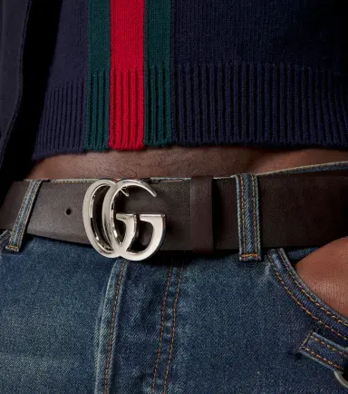 Gucci Flat Marmont leather belt | Thumbnail 4 Gucci Flat Marmont leather belt | Thumbnail 4