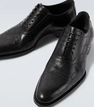Gucci GG leather Derby shoes | Thumbnail 2