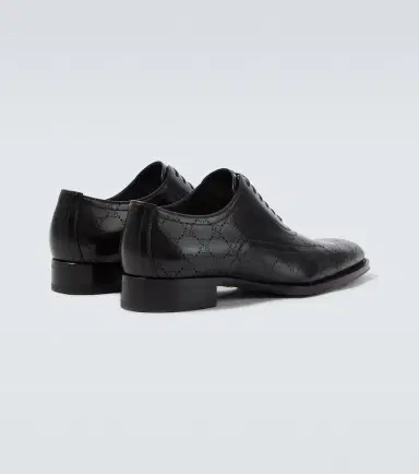 Gucci GG leather Derby shoes | Thumbnail 3