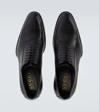 Gucci GG leather Derby shoes | Thumbnail 4