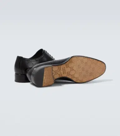 Gucci GG leather Derby shoes | Thumbnail 7