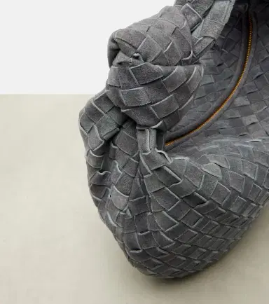 Bottega Veneta Jodie Intrecciato Medium suede tote bag | Thumbnail 3
