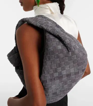 Bottega Veneta Jodie Intrecciato Medium suede tote bag | Thumbnail 8