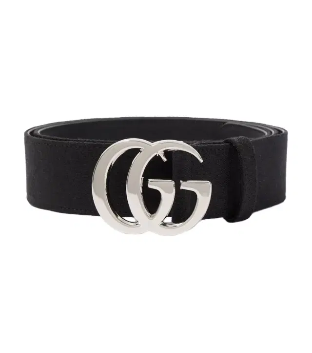 Gucci Flat Marmont GG Canvas belt