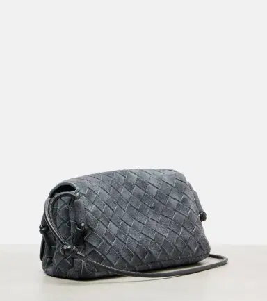 Bottega Veneta Notturno Intrecciato suede crossbody bag | Thumbnail 6 Bottega Veneta Notturno Intrecciato suede crossbody bag | Thumbnail 6