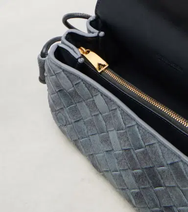 Bottega Veneta Notturno Intrecciato suede crossbody bag | Thumbnail 7 Bottega Veneta Notturno Intrecciato suede crossbody bag | Thumbnail 7