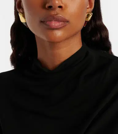 Bottega Veneta Prisma Small 18kt gold-plated earrings | Thumbnail 2 Bottega Veneta Prisma Small 18kt gold-plated earrings | Thumbnail 2