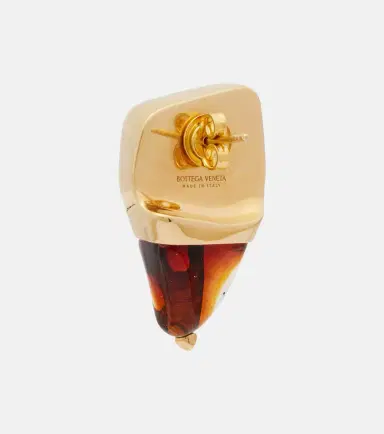 Bottega Veneta Prisma Small 18kt gold-plated earrings | Thumbnail 4 Bottega Veneta Prisma Small 18kt gold-plated earrings | Thumbnail 4