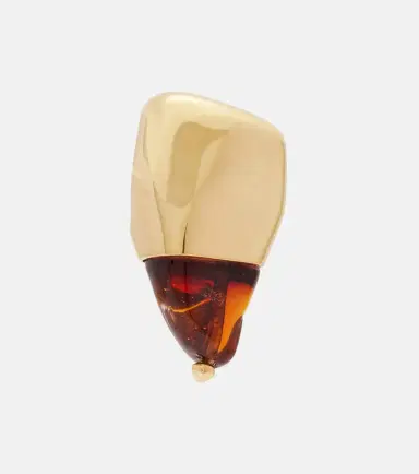 Bottega Veneta Prisma Small 18kt gold-plated earrings | Thumbnail 6 Bottega Veneta Prisma Small 18kt gold-plated earrings | Thumbnail 6