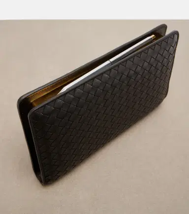 Bottega Veneta Agenda Intrecciato leather clutch | Thumbnail 3