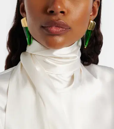 Bottega Veneta Prisma glass earrings | Thumbnail 2
