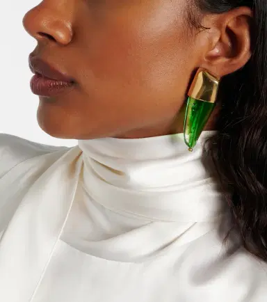 Bottega Veneta Prisma glass earrings | Thumbnail 3