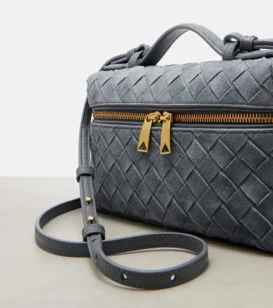Bottega Veneta Bang Bang Intrecciato suede vanity bag | Thumbnail 4