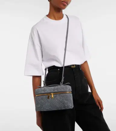 Bottega Veneta Bang Bang Intrecciato suede vanity bag | Thumbnail 5