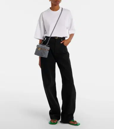 Bottega Veneta Bang Bang Intrecciato suede vanity bag | Thumbnail 6