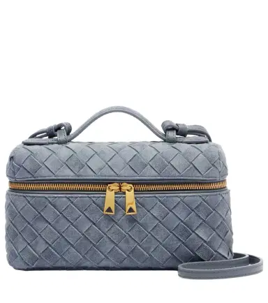 Bottega Veneta Bang Bang Intrecciato suede vanity bag | Thumbnail 1