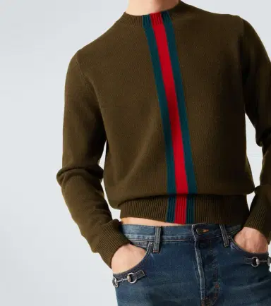 Gucci Web Stripe wool sweater | Thumbnail 3