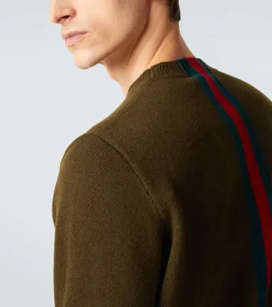 Gucci Web Stripe wool sweater | Thumbnail 6