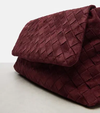 Bottega Veneta Giorno Intrecciato suede shoulder bag | Thumbnail 2 Bottega Veneta Giorno Intrecciato suede shoulder bag | Thumbnail 2