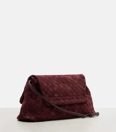 Bottega Veneta Giorno Intrecciato suede shoulder bag | Thumbnail 4 Bottega Veneta Giorno Intrecciato suede shoulder bag | Thumbnail 4
