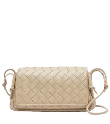 Bottega Veneta Notturno Intrecciato leather crossbody bag | Thumbnail 1