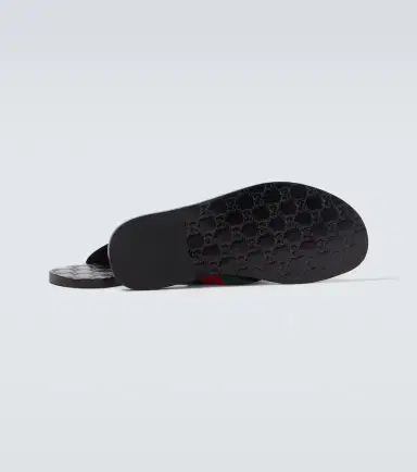Gucci Riviera GG leather thong sandals | Thumbnail 4