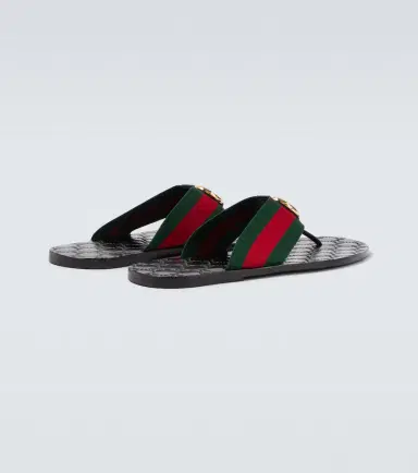 Gucci Riviera GG leather thong sandals | Thumbnail 6
